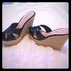 Brand new espadrille wedges